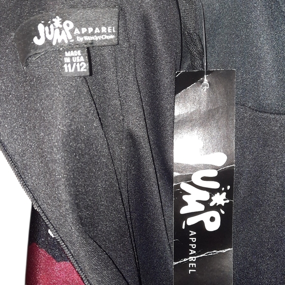 Jump Black and Red Floral Midi Dress - Picture 5 of 12